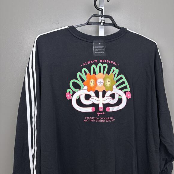 Adidas Originals Be Yourself Crew Dress Women's Plus Size 4X Sweatshirt Cotton - Picture 3 of 12